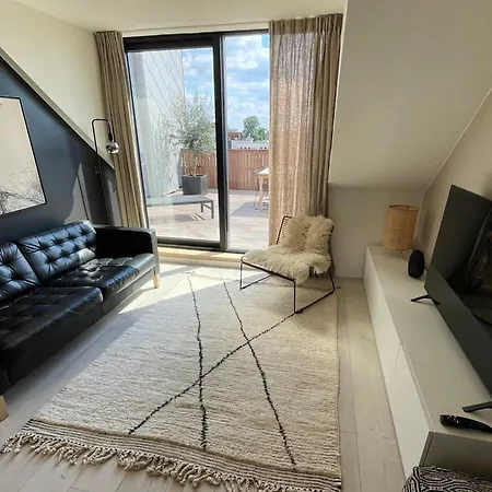 Lejlighed Penthouse With Airconditioning And Big Terrace, Close To Sint-pieters Station And Centre Gent